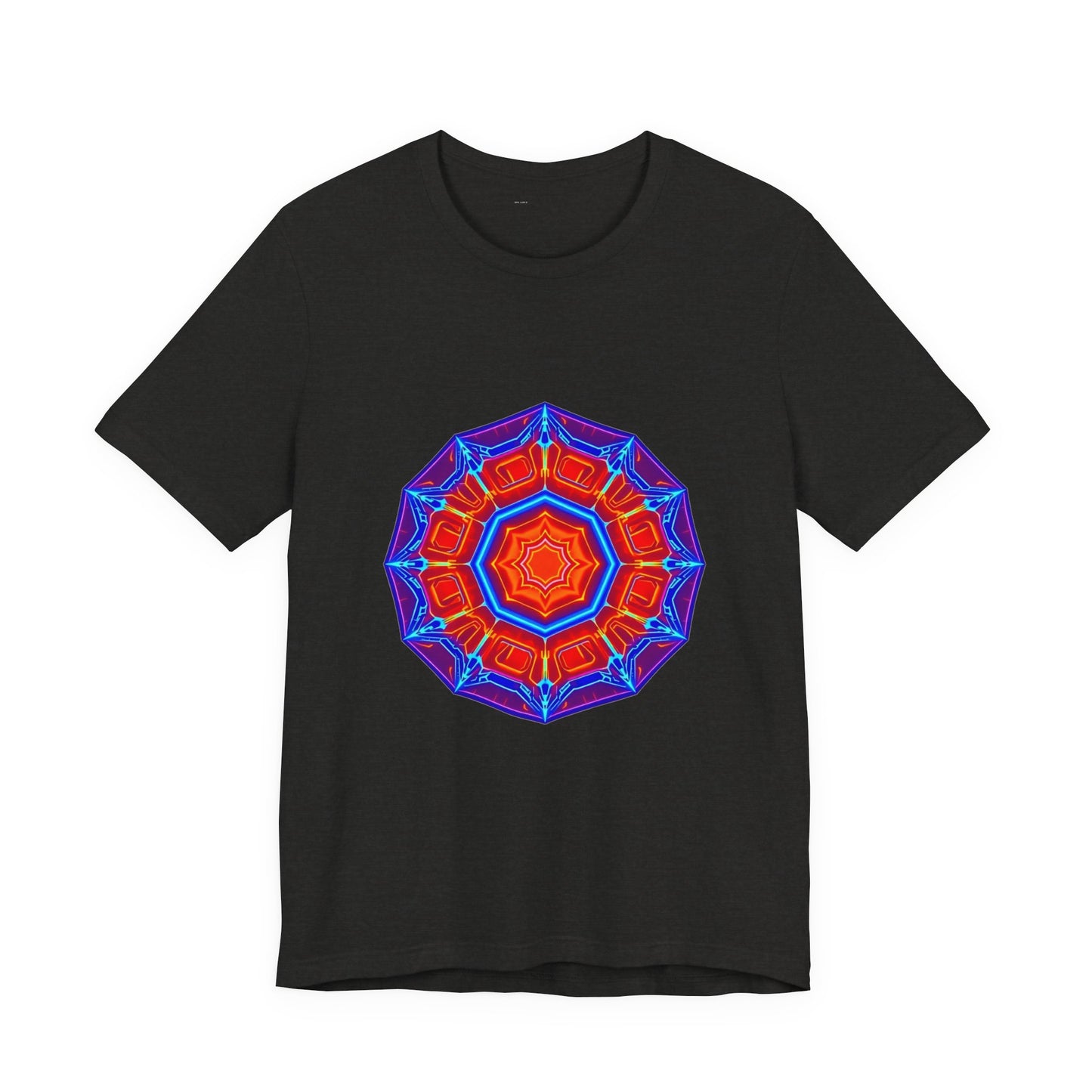 Quantum Glitch Portal Gaming Tee - Geometric Unisex Shirt