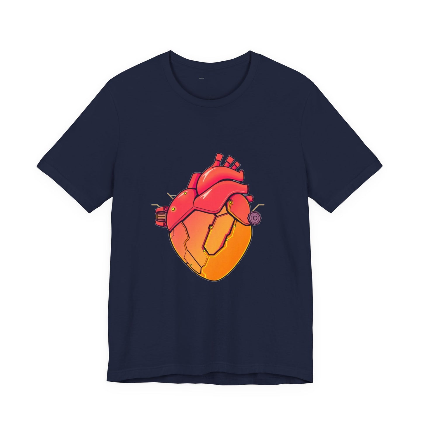 Algorithm Override Tee - Robotic Heart Tech Design Shirt
