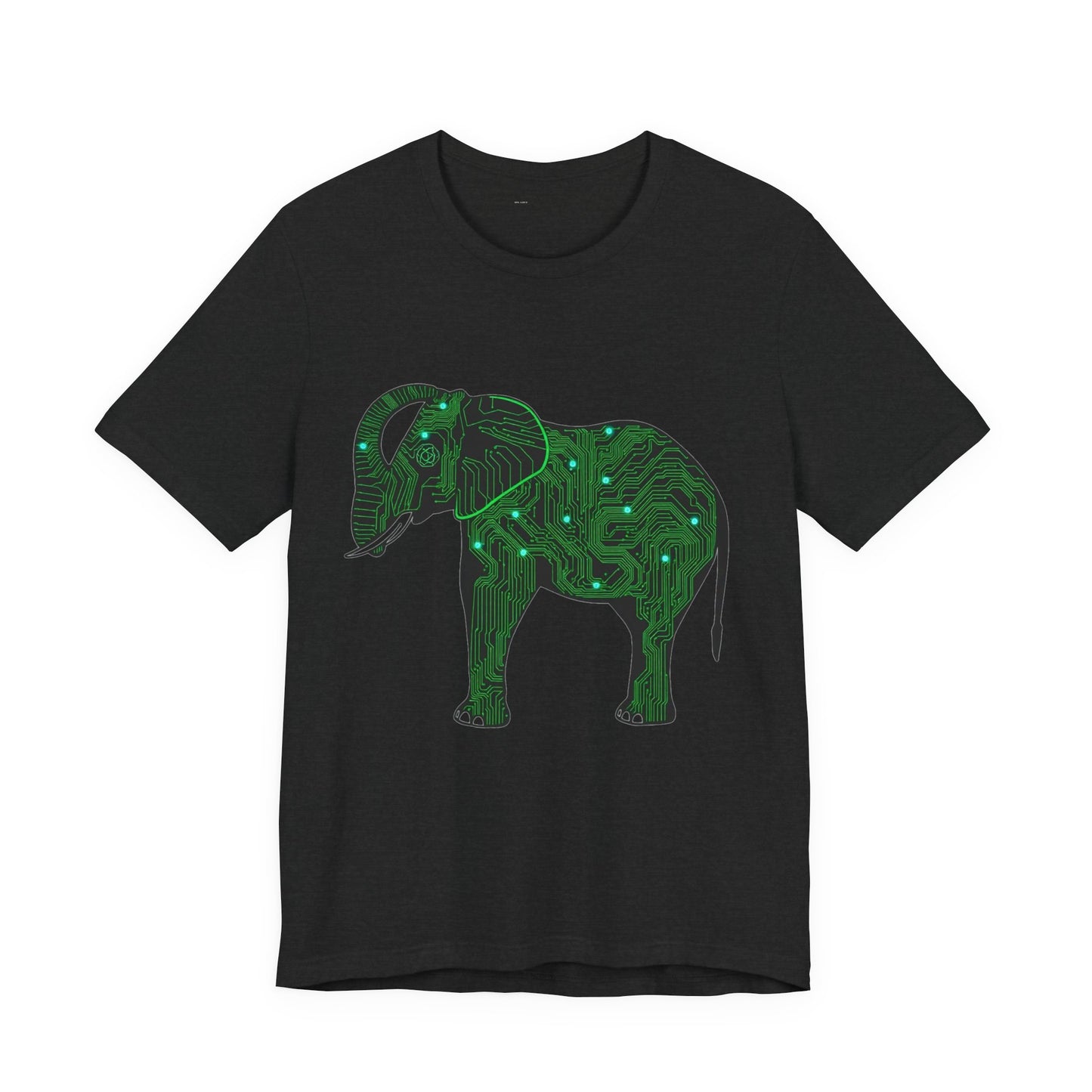 Circuit Safari Tee - Tech Elephant Graphic T-Shirt