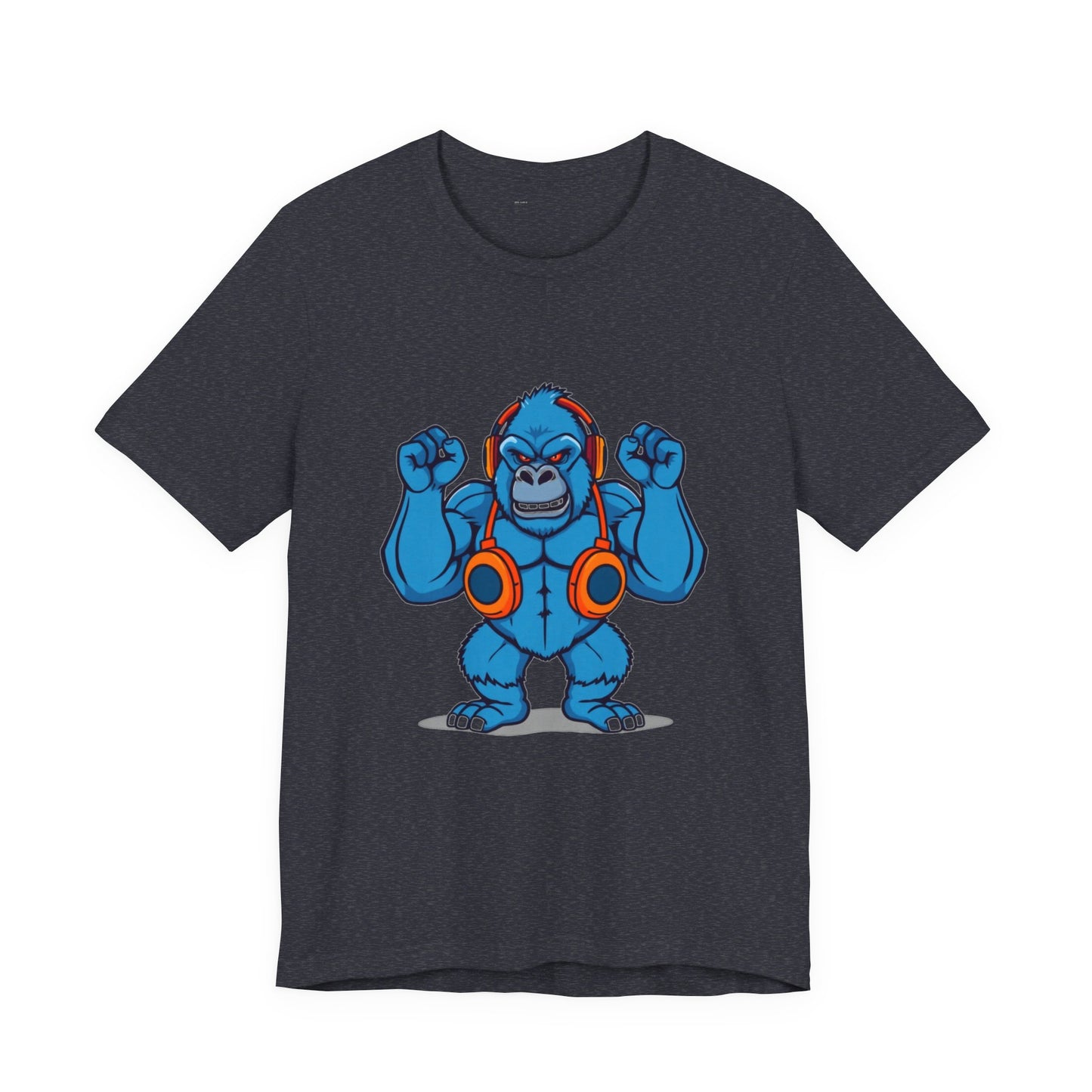 Buff Boss Battle Gaming Tee - Pixel Gorilla Shirt