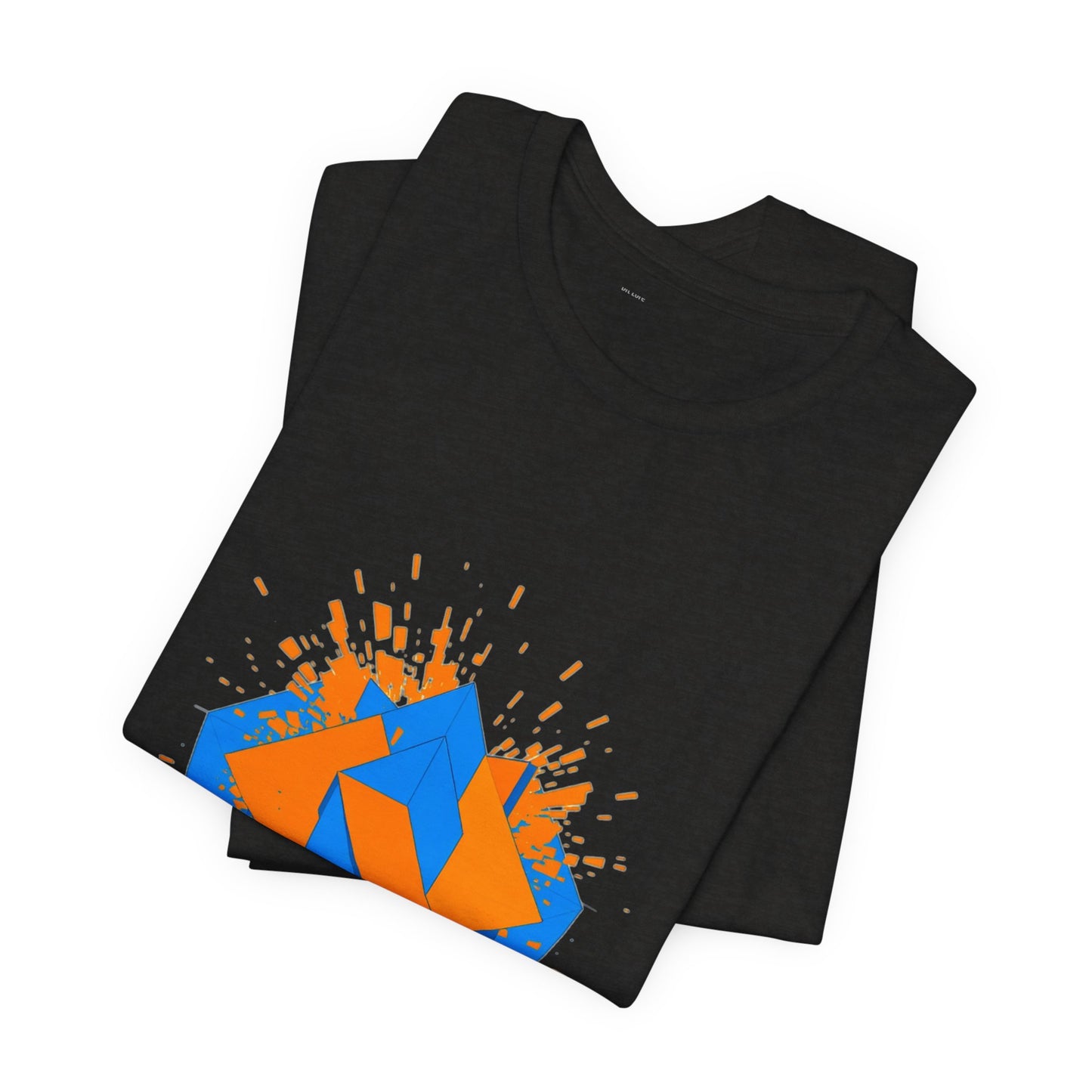Geometric Reality Check Unisex Tee - Abstract Art Shirt