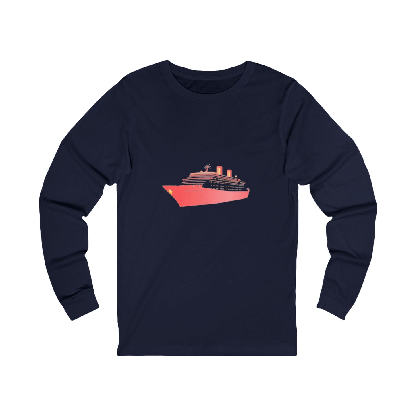 Yacht Club Vibes Long Sleeve Tee - Luxury Cruise Ship
