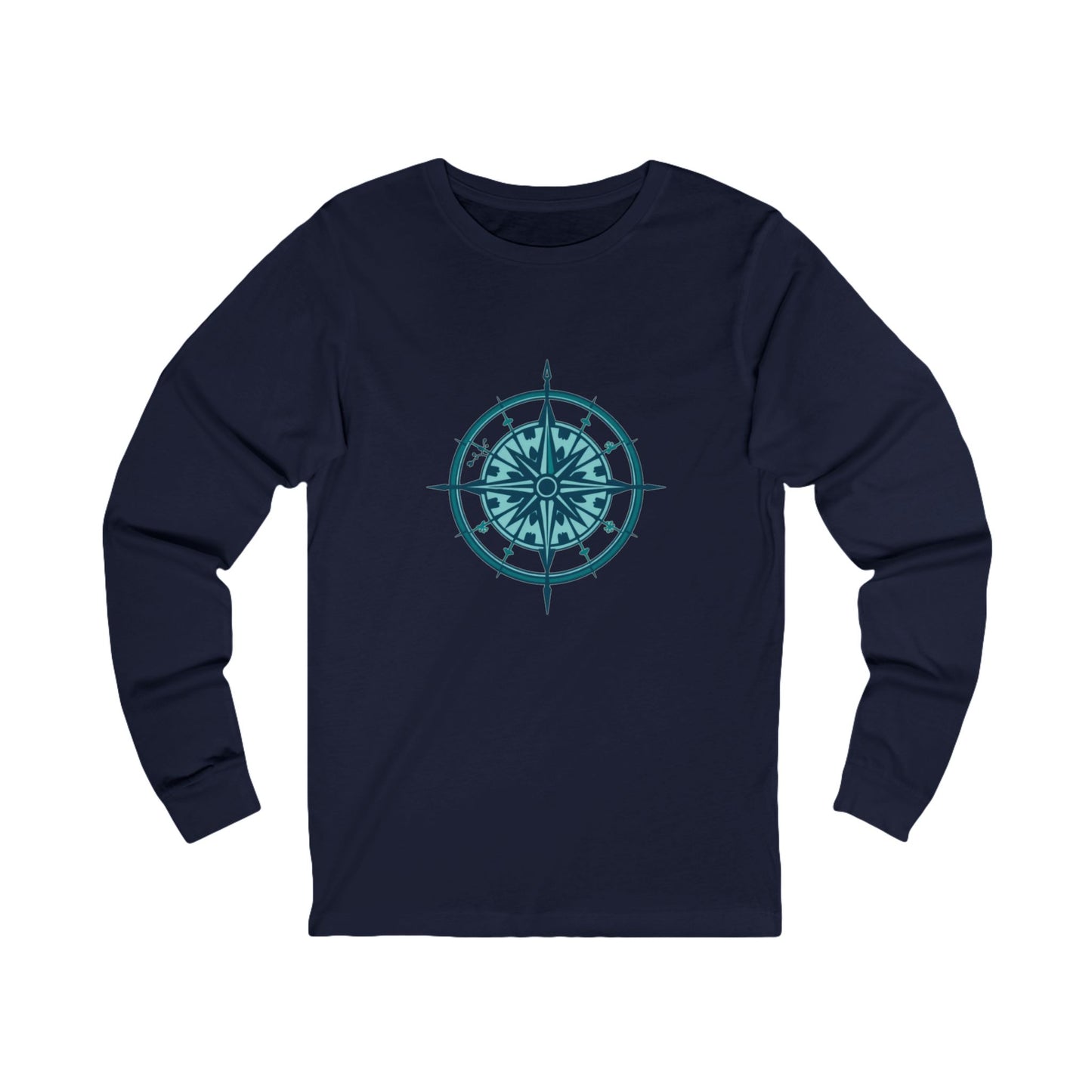 Seasonal Shift Compass Long Sleeve Tee | Unisex Jersey