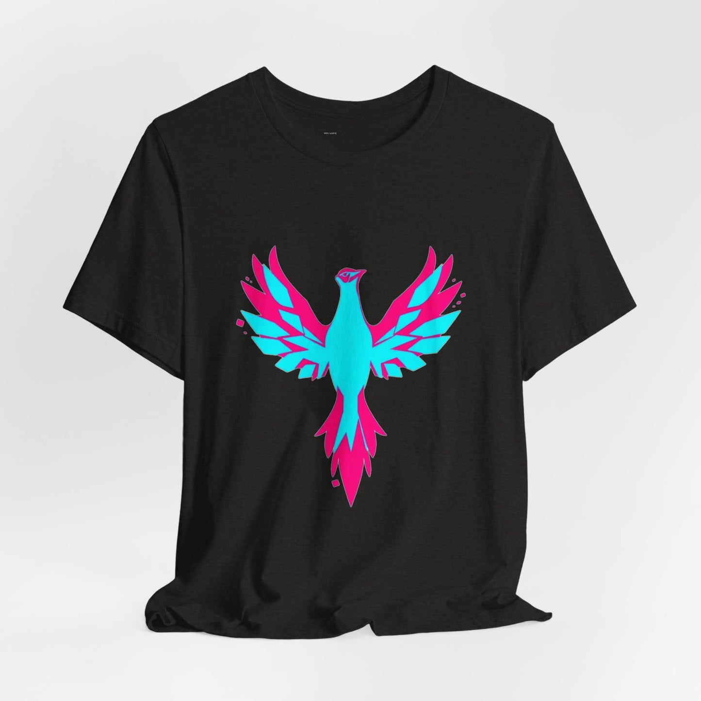 Glitch Phoenix Tee - Gaming Graphic T-Shirt Unisex