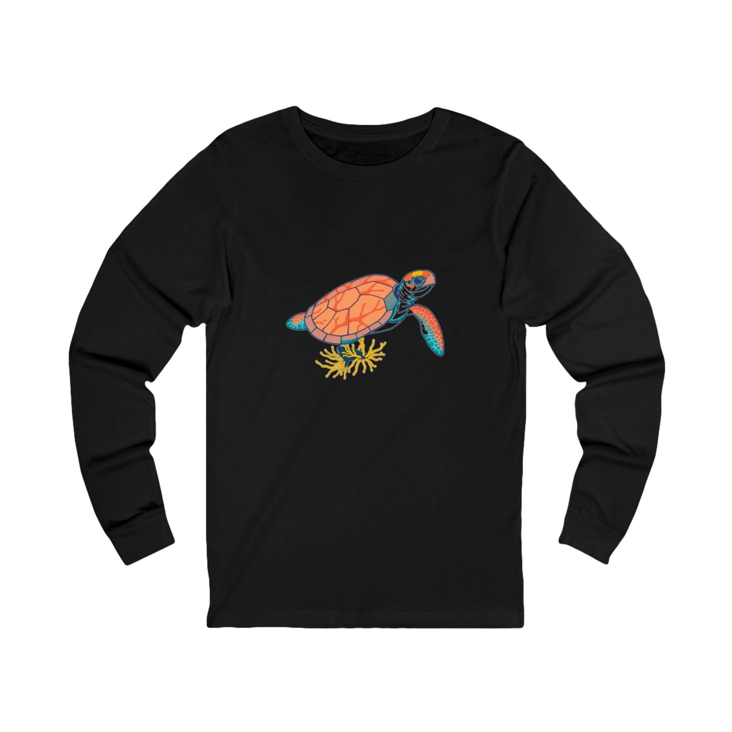 Coral Kingdom Guardian Sea Turtle Long Sleeve Tee