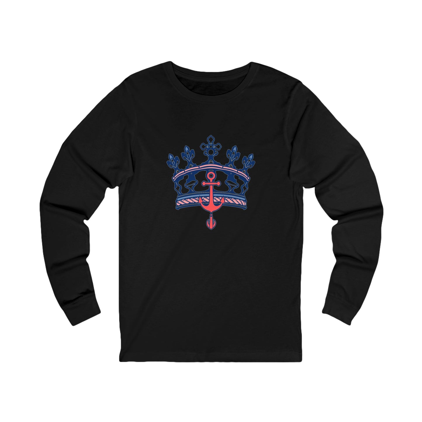 Yacht Club Crown Unisex Long Sleeve Tee - Nautical Style