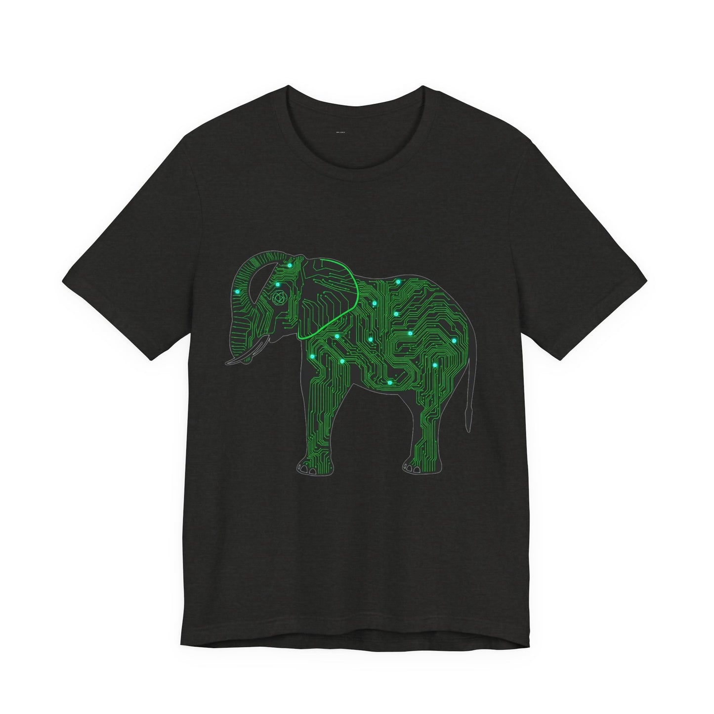 Circuit Safari Tee - Tech Elephant Graphic T-Shirt