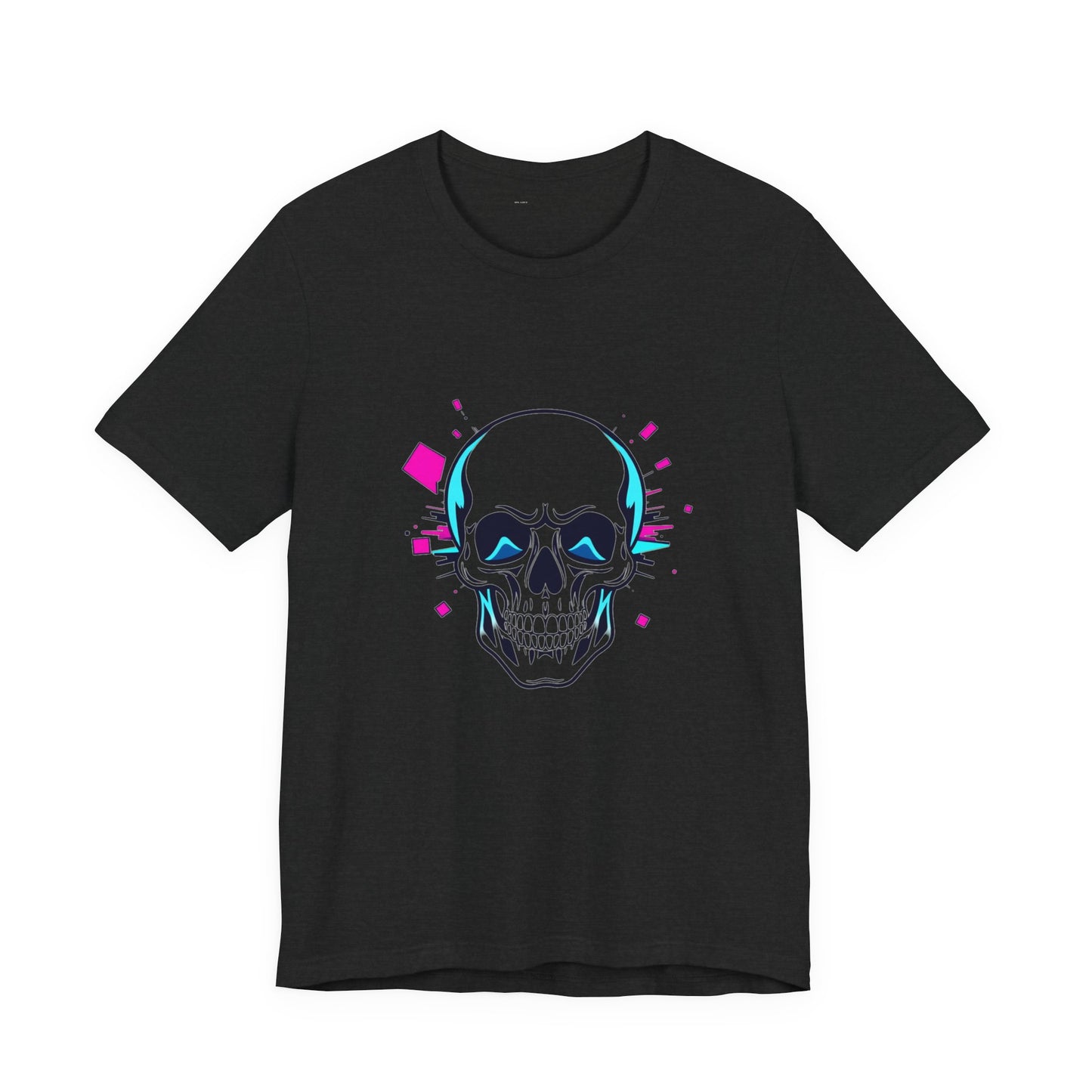 Glitch Boss Skull Tee - Cyber Gaming Unisex T-Shirt