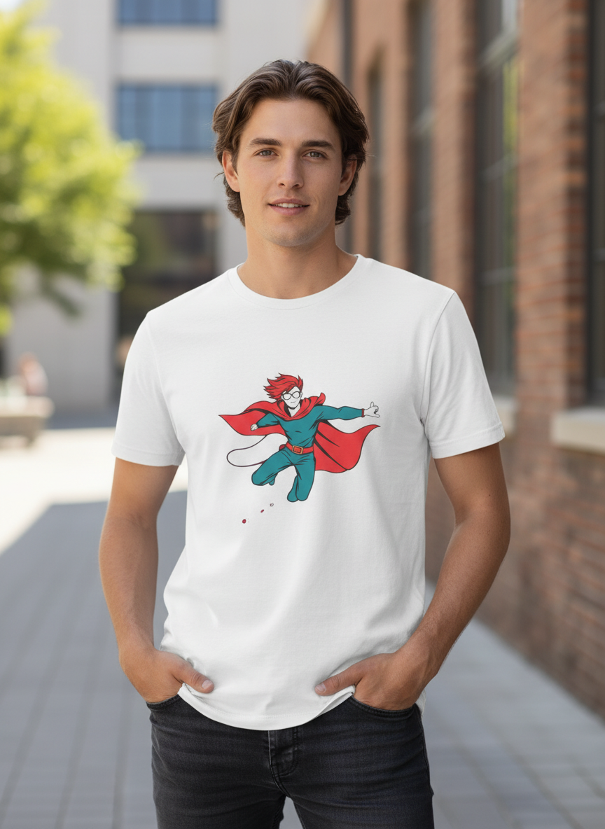 Dog Parent Superhero Tee - Comic Book Style Pet Lover