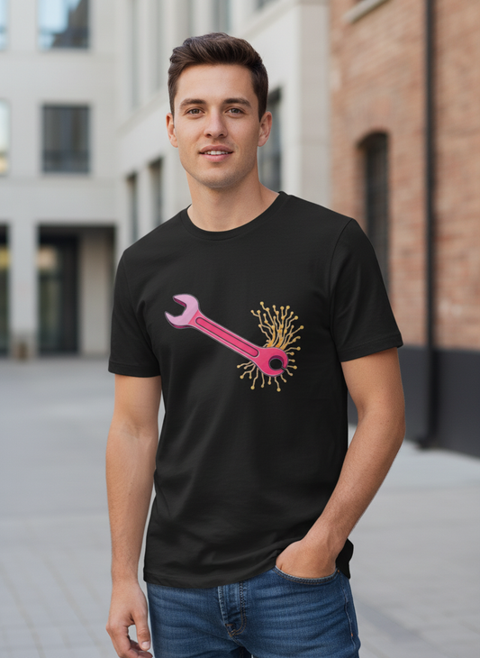 Neural Wrench Tech Tee - AI Debugging Unisex T-Shirt