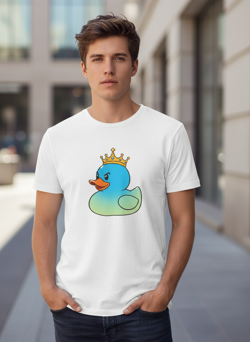 National Rubber Ducky Day Shirt - Model Shot