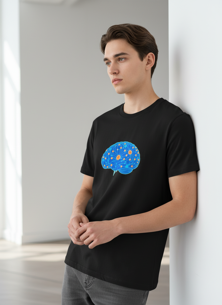 Neural Network Nexus Cyberpunk Tee - Unisex Tech Shirt
