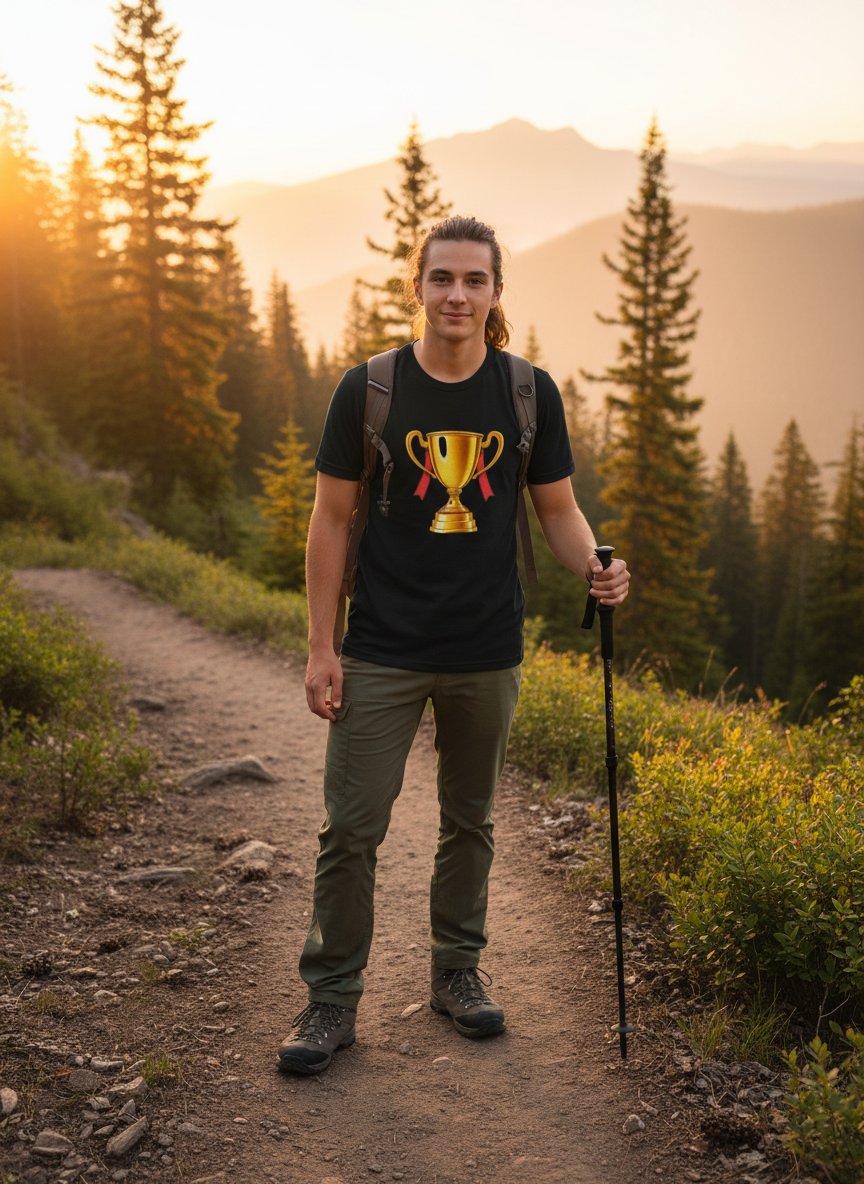 Adult Participation Trophy - Model Shot