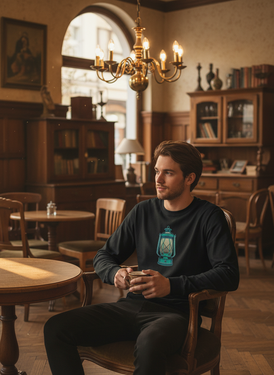 Digital Detox Long Sleeve Tee - Camp Lantern Design