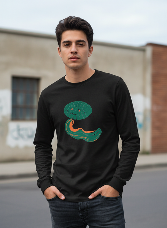 Miles & Mindfulness Runner Long Sleeve Tee - Forest Green