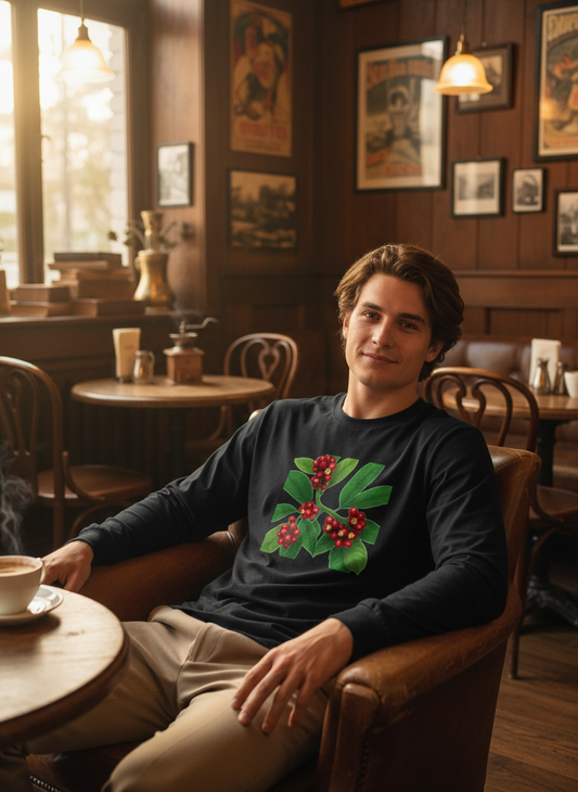 Rooted in Ritual Coffee Plant Long Sleeve Tee - Unisex