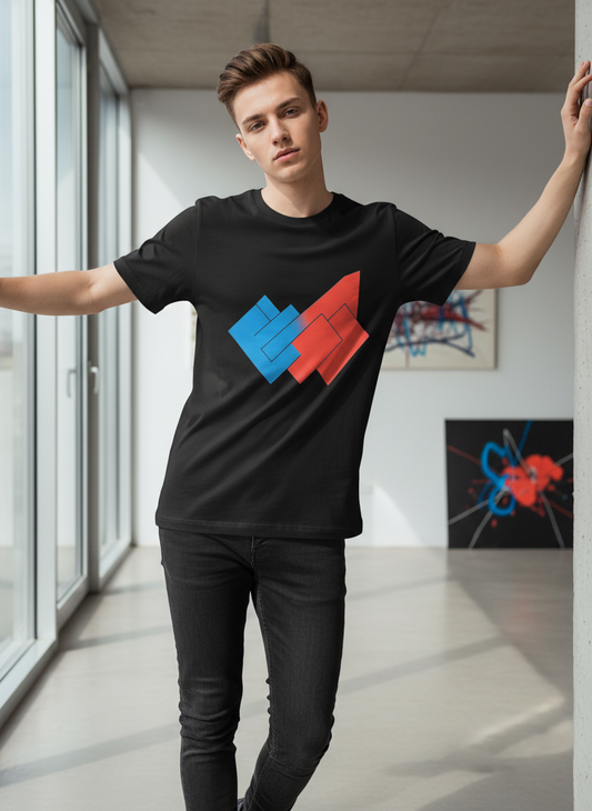 Vote Wave Geometric Tee - Unisex Political Statement Shirt