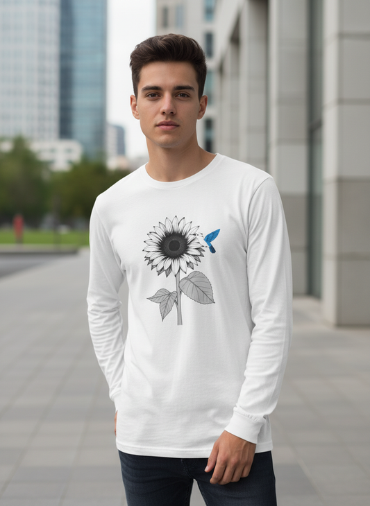 Grow The Vote Long Sleeve Tee - Democracy Blooms Shirt