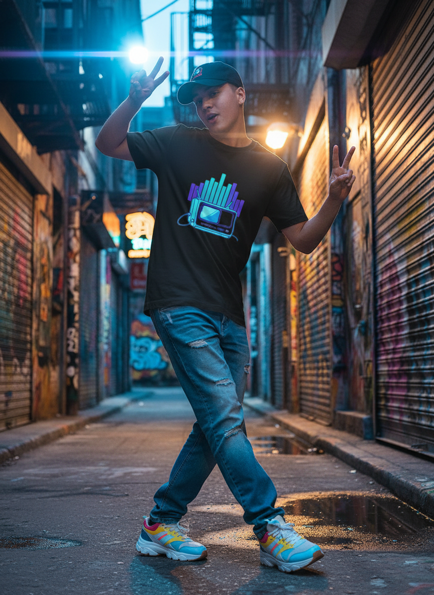 Dial-Up Dreams Retro Modem Tee - Vintage Tech Shirt