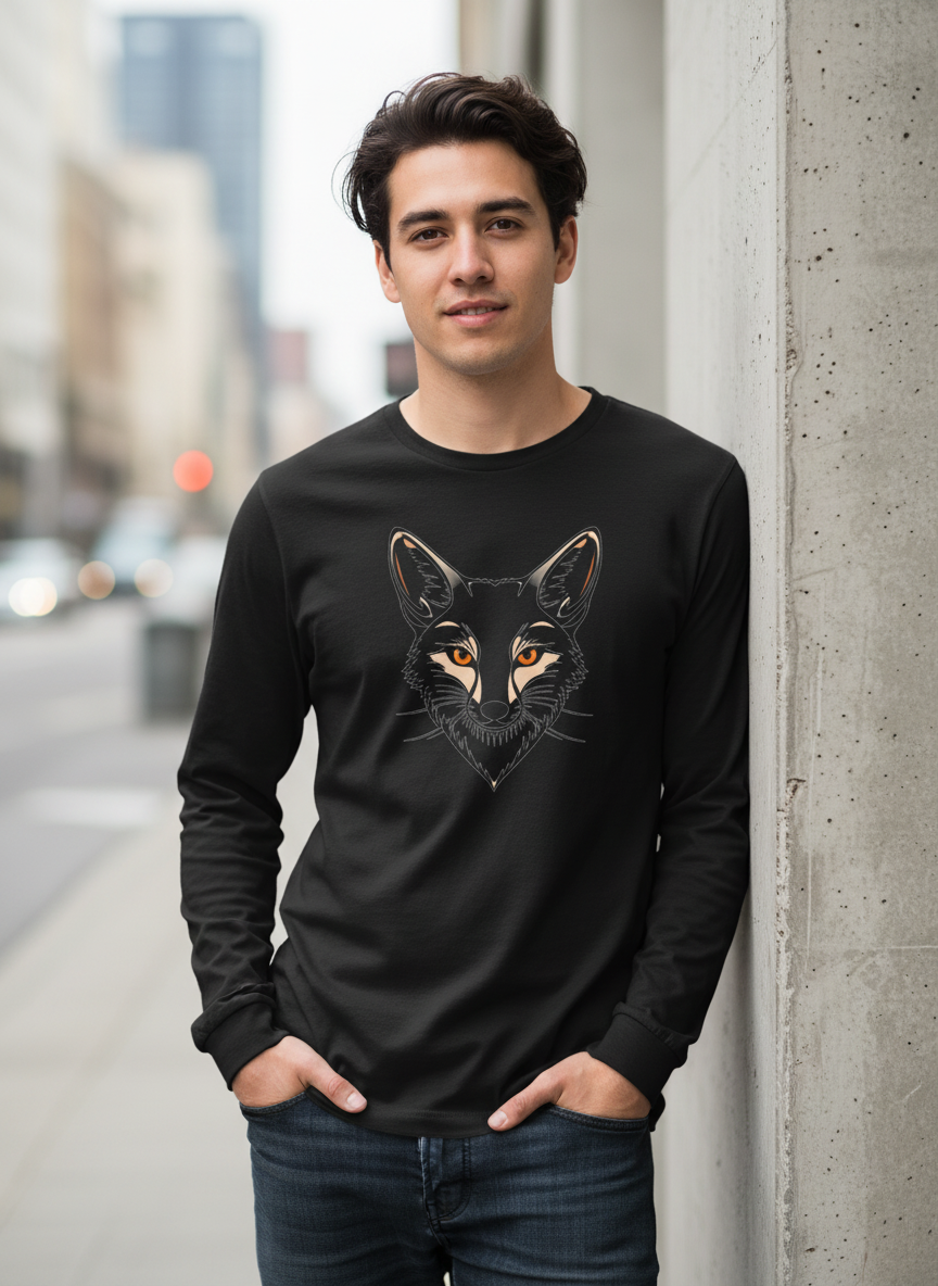 Frequency Fox Tee - Model Shot