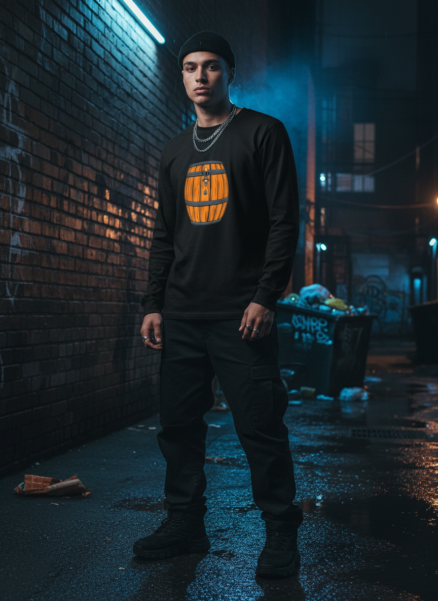 Barrel Aged Champion Unisex Long Sleeve Tee - Vintage