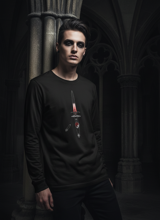 Equilibrium Blade Gothic Sword Long Sleeve Tee Unisex