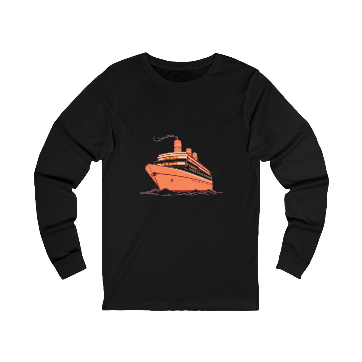 Vintage Cruise Dreams Long Sleeve Tee | Retro Ship Art
